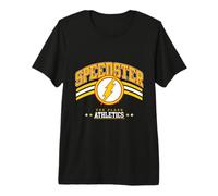 Speedster The Flash Athletics Logo Bold Graphic Premium T-Shirt