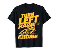 Speedway Racing Dirt Track Turn Left Speedway Racer Value Graphic T-Shirt