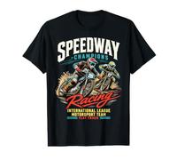Speedway Racing Flat Track Vintage Speedway Racer Value Graphic T-Shirt