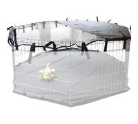 Speedwellstar Large COVER for 8 Side (65 cm each side) Sun Shade Pet Pen Play Dog Cage Crate (Large Cover)