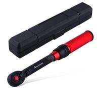 SPEEDWOX 1/4" Drive Adjustable Click Torque Wrench 5-25 Nm Dual-Direction Reversible Torque Wrench with Quick Release Head for Bike, Motorcycle and Car Repair