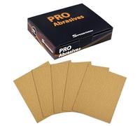 SPEEDWOX 1/4 Sheet Sandpaper Sheets 25PCS Premium Sand Paper 100 Grit Sanding Sheets 5.5" x 4.5" Sandpaper for Wood Metal Automotive Furniture Woodworking Clip-On, Hand Sanding Blocks