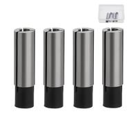 SPEEDWOX 1/4" to 1/8" Collet Adapter 4pcs High Carbon Steel CNC Engraving Bit Router Converter Router Collet Adapter Converter for CNC for Engraving Machine, Milling Bit, Die Grinder & Lathe Cutter