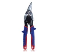 SPEEDWOX 10 Inch Aviation Tin Snips Offset Aviation Snip Left Cut Offset Tin Cutting Shears Suitable for Aluminum Cutting Metal Cutter Tools Metal Cutter Shears with Safety Latch and Hanging Hole