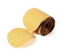 SPEEDWOX 100 Pcs 80 Grit Sandpaper Roll 5 inch Round Sanding Discs Adhesive Back PSA Sticky Back No Hole Stick and Sand Sandpaper for Wood, Auto Body Repair, Marine, Paint, Metal and Plastics