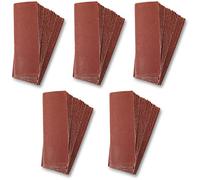 SPEEDWOX 100 PCS Micro Sander 3.5 x 1.2 Inch Mini Sander for Small Projects Micro Detail Hand Sander Grit 600 Detail Sanding Refill Hook & Loop Aluminum Oxide Sandpaper for Wood Furniture