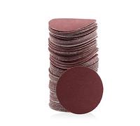 SPEEDWOX 100pc 2 inch Sanding Discs Hook and Loop Sandpaper 240 Grit Sander Disc Sanding for Sanders Drill Grinder Rotary Tools Attachment Woodworking Wood Auto, No Hole
