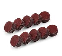 SPEEDWOX 100PCS 1" 80 Grit Sanding Discs, Hook and Loop No Hole Sandpaper