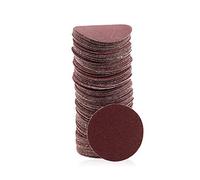 SPEEDWOX 100PCS 2" 80 Grit Sanding Discs, Hook and Loop No Hole Sandpaper