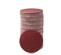 SPEEDWOX 100PCS 3" 40 Grit Sanding Discs, Hook and Loop No Hole Sandpaper