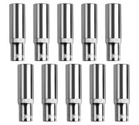 SPEEDWOX 10PCS 1/4" Drive 10mm Deep Socket Set CR-V Long Reach Sockets 6-Point Non-Slip Design with Storage Case for Automotive Repair & Home Maintenance Compatible with Standard Ratchet Wrenches