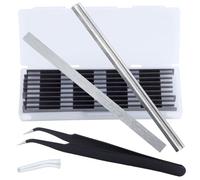 SPEEDWOX 10pcs 82mm Tungsten Carbide Portable Planer Knife Blades Replacement 3-1/4 Inch Planer Blades with Special Tweezers for Bosch, Makita, DeWalt, Wen 6530, Ryobi, Craftsman