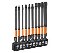 SPEEDWOX 10PCS Metric Impact Hex Head Allen Wrench Drill Bit Set