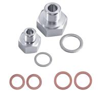 SPEEDWOX 2 PCS Oil Pressure Sensor Adapter M16 1.5 and M12 1.5 to 1/8 NPT Engine Swap Intake Plug Coolant Temp for All GM LS Series Engines LS1 LSX LS3 4.2L 4.3L 4.8L 5.3L 6.0L 6.2L