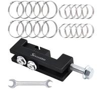 SPEEDWOX 22PCS CV Boot Clamp Tools for Single Ear Hose Clamps Drive Shaft Axle Boot Removal & Installation Tool with 20 PCS Stainless Steel CV Joint Boot Band Clamps Axle Boot Clamp Tool
