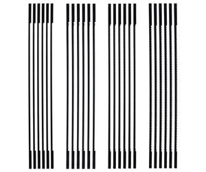 SPEEDWOX 24PCS Scroll Saw Blade Pin End Replacement 6-1/2 Coping Saw Blade Assortment 15TPI 20TPI 24TPI 28TPI for Crafting Intricate Curves, Scrollwork Patterns Woodworking