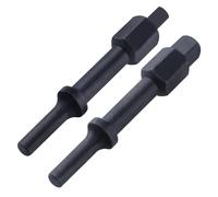 SPEEDWOX 2pcs Pneumatic Bolts Breaker Set 37315 3/8" & 37316 1/2" Square Drive End Air Hammer Bits Socket Adapter Attachment Bolt Breaker Pneumatic Bit Set Remove Seized and Frozen Bolts and Nuts