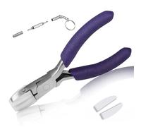 SPEEDWOX 3.5 Inches Flat Nose Plier Nylon Jaw Pliers Wire Bending Jig | A Pair Of Replacement Nylon Jaws, A Screwdriver Wire Wrapping Tool Jewelry Making Tool Mini Wire Straightentener