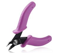 SPEEDWOX 3 Inch Flush Cutters for Jewellery Making Precision Electronics Flush Cutter Diagonal Cutting Pliers Craft Wire Cutters for Crafting Micro Cutter Soft Wire Cutters for Jewellery Wires
