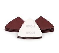 SPEEDWOX 30PCS 240 Grit Triangle Sandpaper, 80mm Hook & Loop for Multi Tool