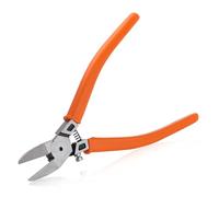 SPEEDWOX 38° Angled Flush Cutters for Electronic Component, Ultra-Sharp Diagonal Cutters, Side Cutting Pliers, Wire Snips for Jewelry Making, Cutting Soft Wires, Electronics, Zip TES, Plastic