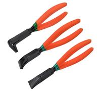 SPEEDWOX 3PCS 7-Inch Metal Hand Seamer Small Metal Sheet Straight Bender Plier Tools Flattening Form Edge Seamer Seaming Plier with Ergonomic Handle for Bending and Flattening Hand Tool