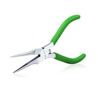 SPEEDWOX 4.5" Mini Needle Nose Pliers, Thin Serrated Jaw for Jewelry Making