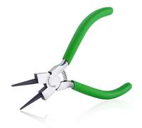 SPEEDWOX 4.5" Mini Round Nose Pliers, Thin Jaw Wire Looping for Jewelry