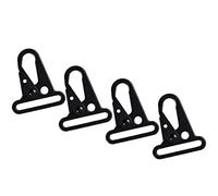SPEEDWOX 4 Pcs 1.5 Inches Enlarged Mouth Clips Hooks Clip Sling Clasp Keychain Snap Hooks for Outdoor Bag Backpack Molle Webbing Belt Clip Strap Attachment