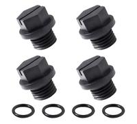 SPEEDWOX 4 Pcs Pool Pump Pipe Plug with Gasket Fit for Hayward Pool Cleaner Pumps Exact Replacement Drain Plugs with O-Ring Pool Filter Drain Plug Pump Parts Replacements for Swimming Pool Maintenance