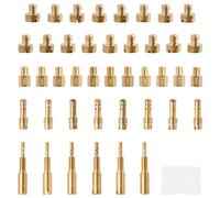 SPEEDWOX 42 Pcs Carburetor Main Jet Slow Pilot Jet Kit Carburetor Jet Kit For Motorcycle Powersports Carburetor Jet Kit With 28pcs Main Carburetor Jets, 8pcs Auxiliary Jets, 6pcs Pilot Jets