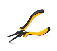 SPEEDWOX 5.5 Inch Thin Flat Nose Pliers Smooth Jaw TPR Handle