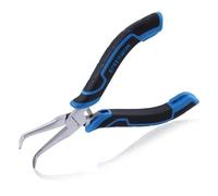 SPEEDWOX 5-Inch Bent Needle Nose Pliers with Serrated Jaw