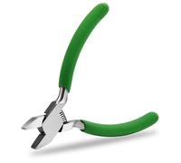 SPEEDWOX 5 Inch Short Flat Nose Pliers for Jewelry Making - Smooth Jaw Spring Loaded Pliers with Comfort Grip, Wire Bending Wrapping Straightening Tool & Beading Craft DIY Projects