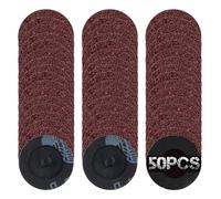 SPEEDWOX 50Pcs 2 Inch 36 Grit Quick Change Discs Aluminum Oxide Coated Die Grinder Accessories Aluminum Oxide Sandpaper Disc Sanding Discs Quick-Change Sanding Discs