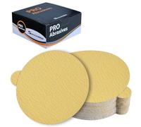 SPEEDWOX 50PCS 6" Gold PSA Sanding Discs 80 Grit Sandpaper 6 Inch Self Adhesive Stickyback Sandpaper Disc Self Adhesive Sticky-Back Sandpaper For DA Sander Sand Automotive Car Paint Woodworking Metal