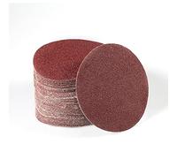 SPEEDWOX 50pcs Sanding Discs 4 Inches Sandpaper 60 Grit Hook and Loop Sanding Discs for Drill Grinder Rotary Tools No Hole