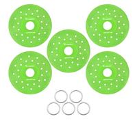 SPEEDWOX 5Pcs 4 Inch Rock Slab Grinding Disc Glass Cutting Disc for Angle Grinder Ultra-Thin Porous Widened Blade for Rock Slab, Tile, Ceramic, Marble & Stone 1mm Thin Saw Grinding Cutting Blade