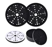 SPEEDWOX 5PCS 6 Inch Sanding Interface Pads with 49-Hole Foam Buffer Backing Pads Hook and Loop Soft Sponge Cushion Buffer Backing Pad for Random Orbital Sanders & Woodworking Projects