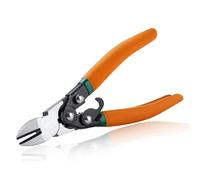 SPEEDWOX 6.5-Inch Compound Action Diagonal Pliers - Wire Cutter Side Cutting With Flush Cut, Plastic Nippers for Precision Cutting and Reduced Effort