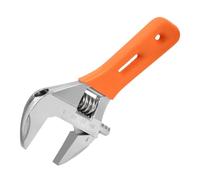 SPEEDWOX 6-Inch Adjustable Wrench Wide Jaw Adjustable Wrench 1.57-Inch Wide Jaw Opening Wrenches with Anti-Slip Grip Home Improvement Repair & Garage Hand Tool 6-Inch