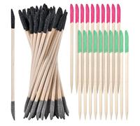 SPEEDWOX 60 Pcs Sanding Sticks Double End Matchsticks Sanding Twigs Fine Detailing Polishing Sticks Fine Detailing Sanding Tools for Tight Spaces Plastic Models Wood Hobby 150 Grit 280 Grit 5.4 Inch