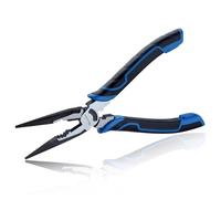 SPEEDWOX 8-Inch Multifunctional Tool Pliers Multipurpose Long Nose Pliers with Wire Cutter and Crimper Serrated Jaws Long Nose Cutting Pliers Heavy Duty Multifunctional Electrician Pliers