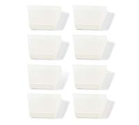 SPEEDWOX 8 Pcs Replacement Rubber Tips Kit for Glass Breaking Pliers Key Fob Pliers Flat Jaws for Key Fob Hardware Install and Stained Glass Work Supplies and Tools