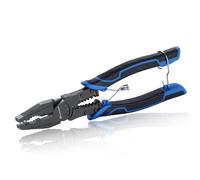 SPEEDWOX 9" Linemans Pliers Combination Pliers with Wire Stripper and Crimper Heavy Duty High-Leverage Plier for Crimping Stripping Shearing Screwing Linemans Combination Pliers Screw Remover Pliers