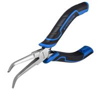 SPEEDWOX Bent Needle Nose Pliers with Smooth Jaw for Jewelry Making Fishing Hook Remover Long Angled Needle Nose Pliers for Jewelry Making, Wire Wrapping and Object Gripping