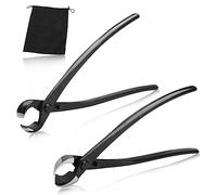 SPEEDWOX Bonsai Branch Cutter, Concave Cutters and Spherical Knob Cutters Bonsai Tool Kit, Black