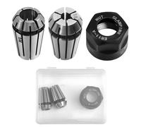 SPEEDWOX ER11 Spring Collet Nut Set - High Precision 1/4 Inch & 1/8 Inch Collet Chuck with Clamping Nut for CNC Engraving Machine, Lathe Milling Tool & Router Spring Collets CNC Lathe Milling Chuck