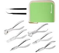 SPEEDWOX Eyeglasses Pliers 6 Pieces Set Including Nose Pad Arm Adjusting Plier Bending Adjusting Pliers Adjusting Arms Frame Plier Frame Pliers Repairing Plier Adjusting Arms Frame Nose Pad Plier