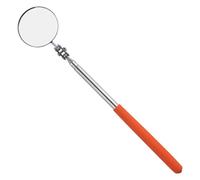 SPEEDWOX Heavy Duty Telescoping Inspection Mirror 360° Inspection Mirror Telescoping Swivel Head Mechanics Mirrors Tool With Long Handle Round Extendable Mirrors For Technicians Checking Vehicle